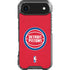 NBA Detroit Pistons Distressed iPhone 17 Air Clear Case