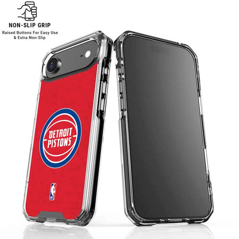 NBA Detroit Pistons Distressed iPhone 17 Air MagSafe Case