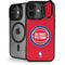 NBA Detroit Pistons Distressed iPhone 17 Kickstand Case