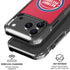 NBA Detroit Pistons Distressed iPhone 17 Pro Clear Case
