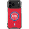 NBA Detroit Pistons Distressed iPhone 17 Pro Max Clear Case