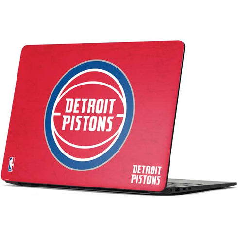 NBA Detroit Pistons Distressed Surface Laptop 7 13.8in Skin