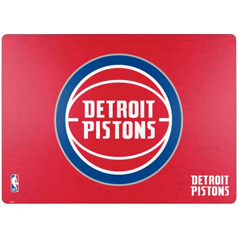 NBA Detroit Pistons Distressed Surface Laptop 7 13.8in Skin