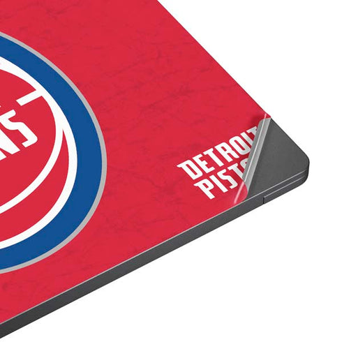NBA Detroit Pistons Distressed Surface Laptop 7 15in Skin