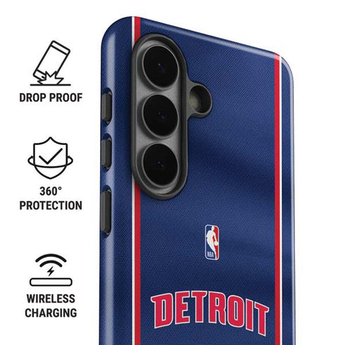 NBA Detroit Pistons Jersey Galaxy S26 Impact Case