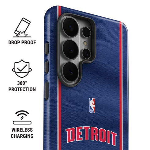 NBA Detroit Pistons Jersey Galaxy S26 Ultra Impact Case