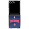 NBA Detroit Pistons Jersey Galaxy Z Flip7 Clear Case