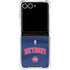 NBA Detroit Pistons Jersey Galaxy Z Flip7 Clear Case