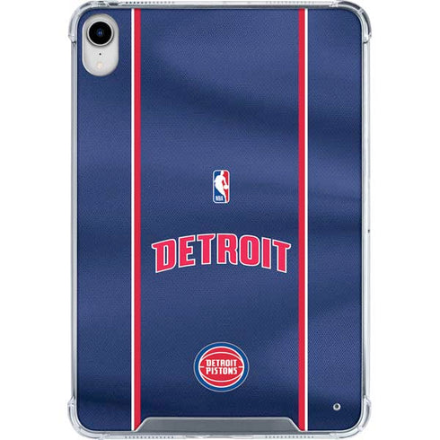 NBA Detroit Pistons Jersey iPad 11th Gen (2025) Clear Case