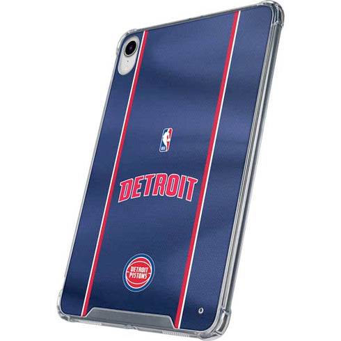 NBA Detroit Pistons Jersey iPad 11th Gen (2025) Clear Case