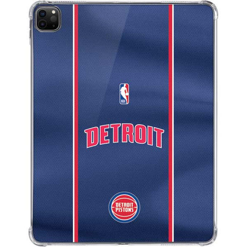 NBA Detroit Pistons Jersey iPad Pro 11in (2024) Clear Case