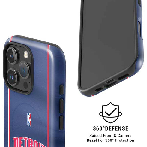 NBA Detroit Pistons Jersey iPhone 16 Pro Max Magsafe Impact Case