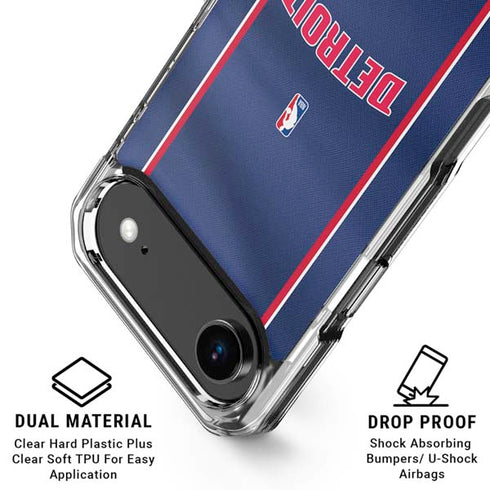 NBA Detroit Pistons Jersey iPhone 17 Air MagSafe Case