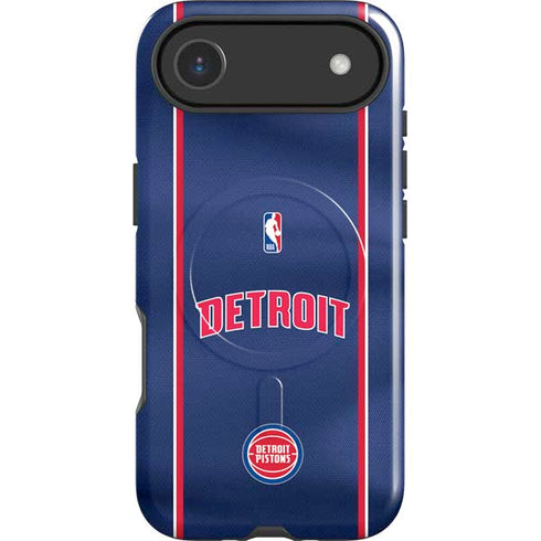 NBA Detroit Pistons Jersey iPhone 17 Air Magsafe Impact Case