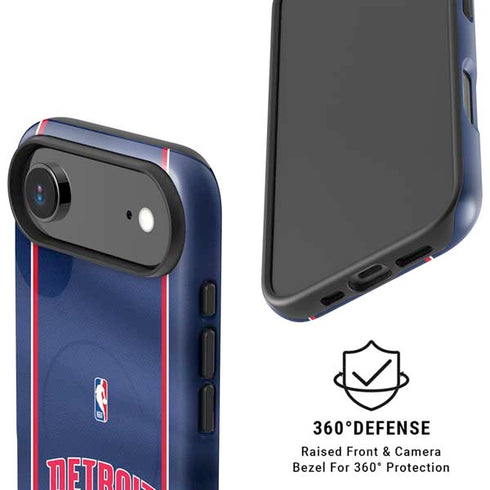 NBA Detroit Pistons Jersey iPhone 17 Air Magsafe Impact Case
