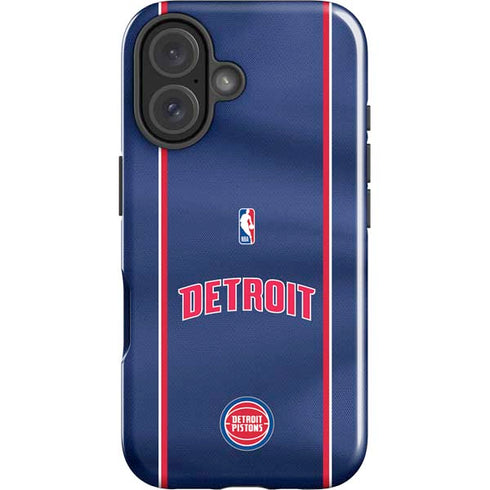 NBA Detroit Pistons Jersey iPhone 17 Impact Case