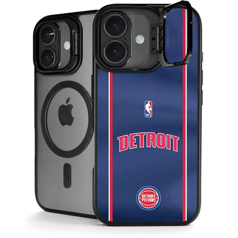 NBA Detroit Pistons Jersey iPhone 17 Kickstand Case