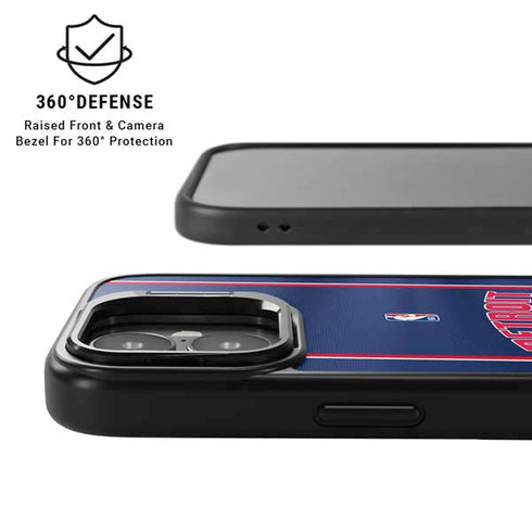 NBA Detroit Pistons Jersey iPhone 17 Kickstand Case