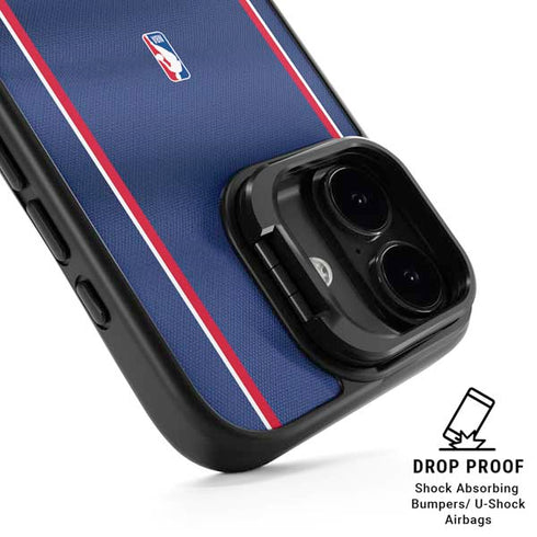 NBA Detroit Pistons Jersey iPhone 17 Kickstand Case