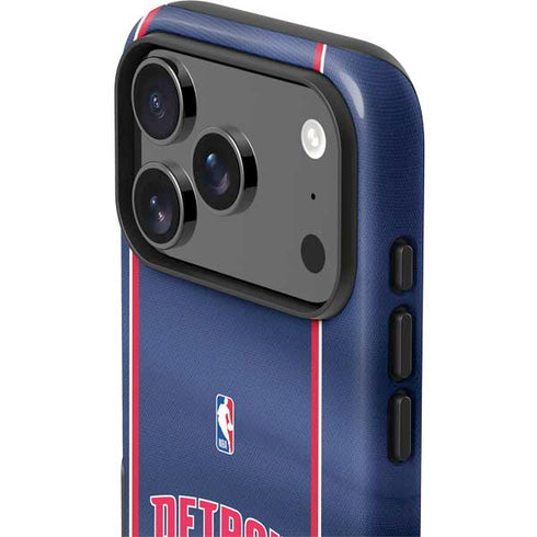 NBA Detroit Pistons Jersey iPhone 17 Pro Impact Case