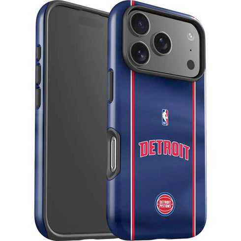 NBA Detroit Pistons Jersey iPhone 17 Pro Impact Case