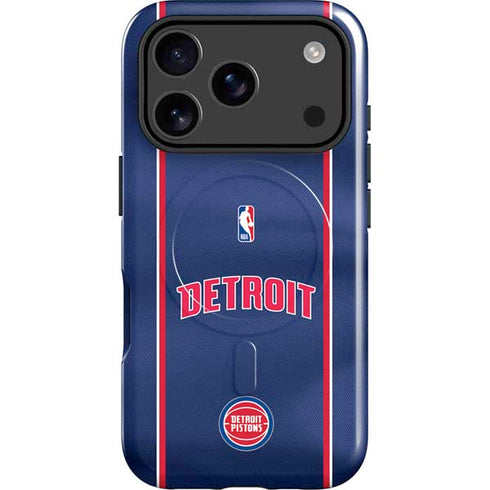 NBA Detroit Pistons Jersey iPhone 17 Pro Magsafe Impact Case