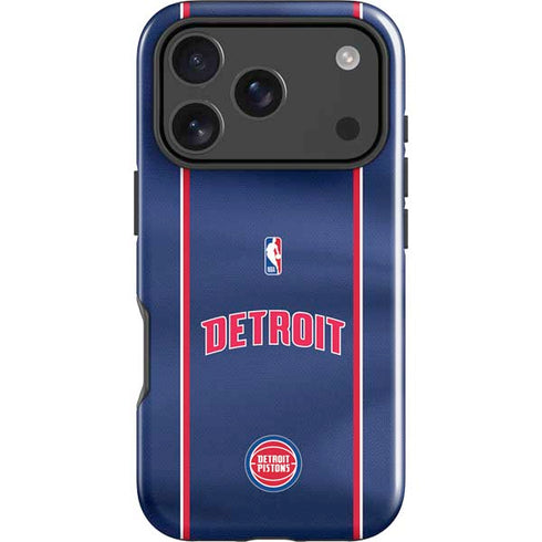 NBA Detroit Pistons Jersey iPhone 17 Pro Max Impact Case