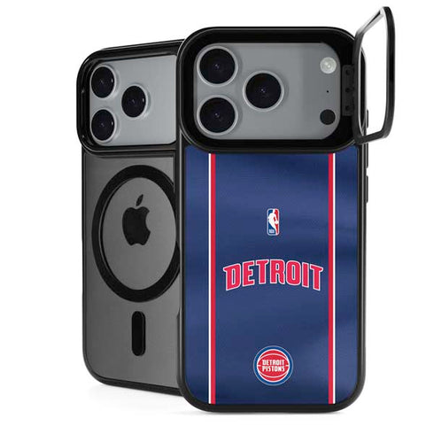 NBA Detroit Pistons Jersey iPhone 17 Pro Max Kickstand Case