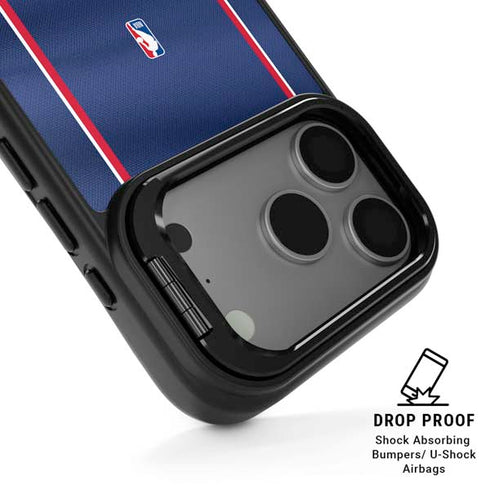 NBA Detroit Pistons Jersey iPhone 17 Pro Max Kickstand Case