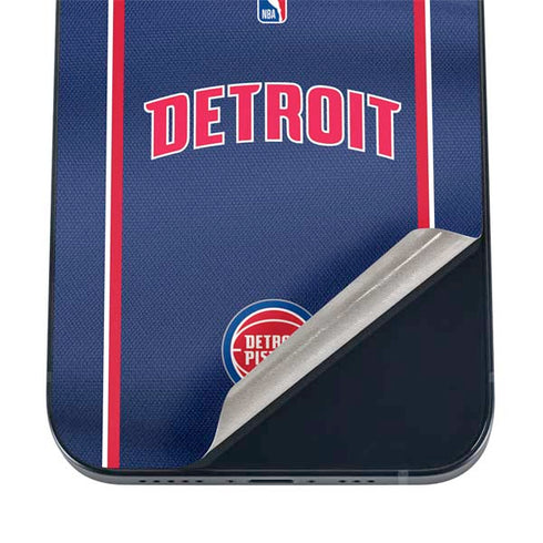 NBA Detroit Pistons Jersey iPhone 17 Pro Skin