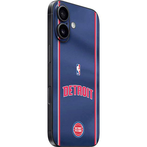 NBA Detroit Pistons Jersey iPhone 17 Skin