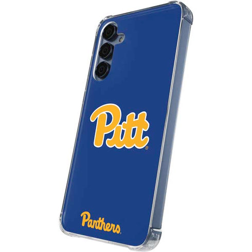 University of Pittsburgh Pitt Panthers Galaxy A55 5G Clear Case