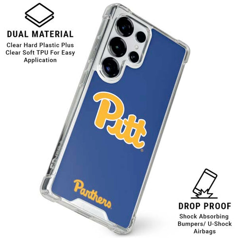 University of Pittsburgh Pitt Panthers Galaxy S25 Ultra Clear Case