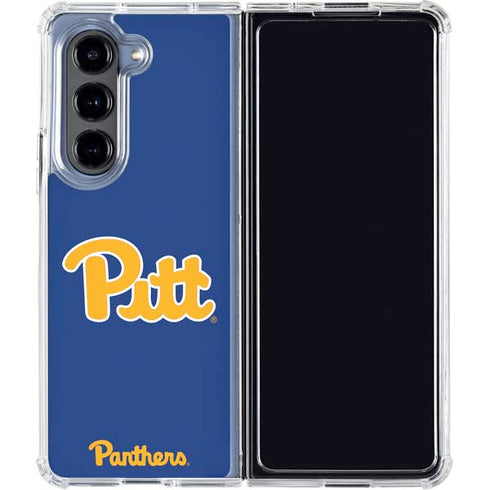 University of Pittsburgh Pitt Panthers Galaxy Z Fold5 5G Clear Case
