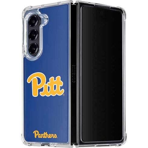 University of Pittsburgh Pitt Panthers Galaxy Z Fold5 5G Clear Case