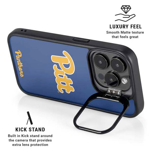 University of Pittsburgh Pitt Panthers iPhone 14 Pro Max Kickstand Case