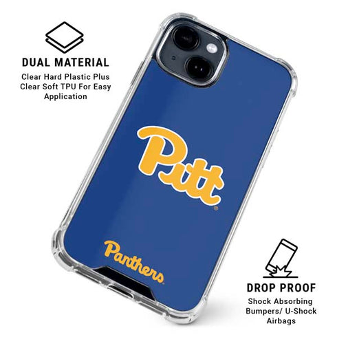 University of Pittsburgh Pitt Panthers iPhone 15 Clear Case