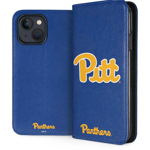 University of Pittsburgh Pitt Panthers iPhone 15 Plus Folio Case