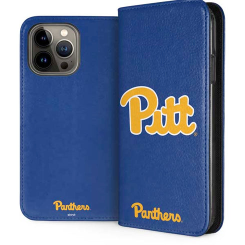 University of Pittsburgh Pitt Panthers iPhone 15 Pro Max Folio Case