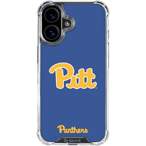 University of Pittsburgh Pitt Panthers iPhone 16 Plus Clear Case