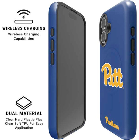 University of Pittsburgh Pitt Panthers iPhone 16 Plus Magsafe Impact Case