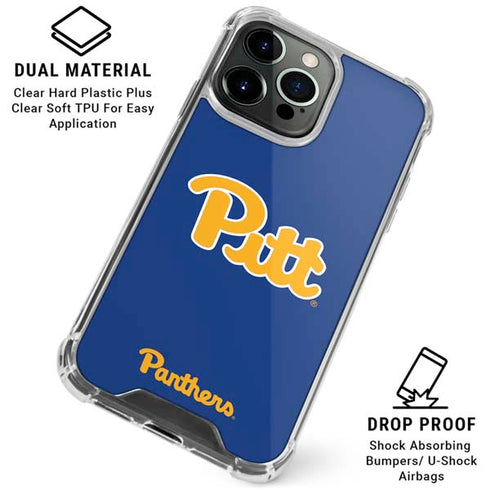 University of Pittsburgh Pitt Panthers iPhone 16 Pro Max Clear Case