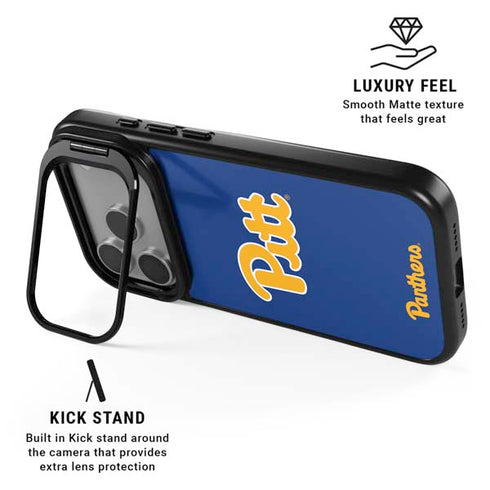 University of Pittsburgh Pitt Panthers iPhone 17 Pro Kickstand Case