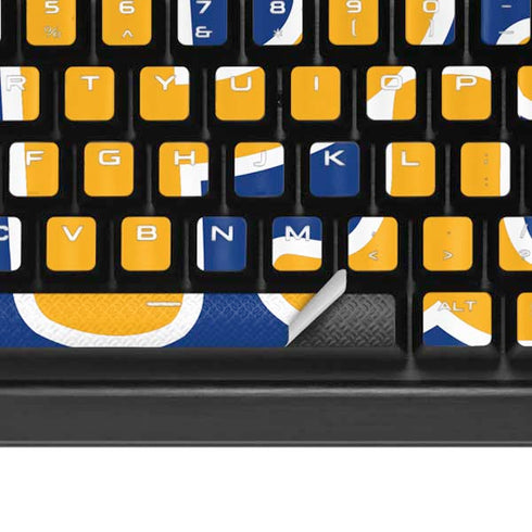 University of Pittsburgh Pitt Panthers K95 RGB PLATINUM Mechanical Gaming Keyboard Skin