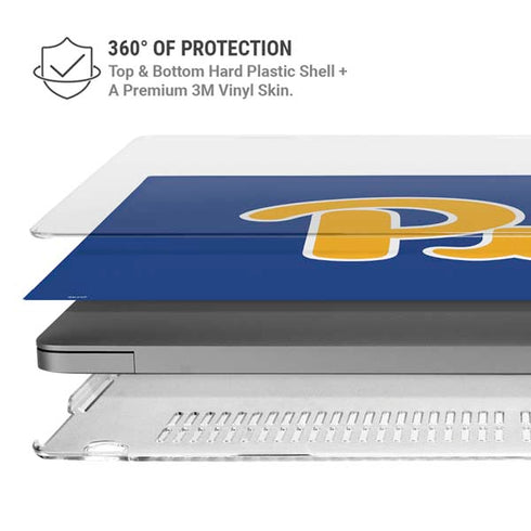 University of Pittsburgh Pitt Panthers MacBook Pro 14in (2021-24) Case plus Skin