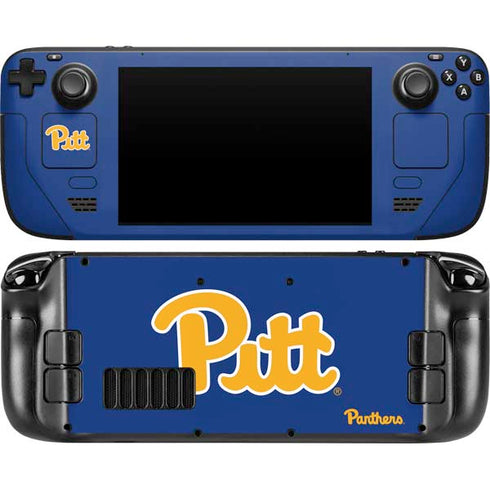 University of Pittsburgh Pitt Panthers Steam Deck Handheld Gaming Computer Skin