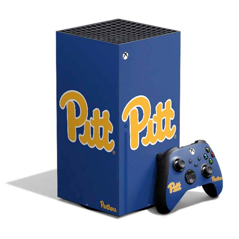 University of Pittsburgh Pitt Panthers XBox Series X Digital Edition Bundle Skin