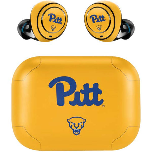 University of Pittsburgh Pitt Panthers Yellow Amazon Echo Buds Skin