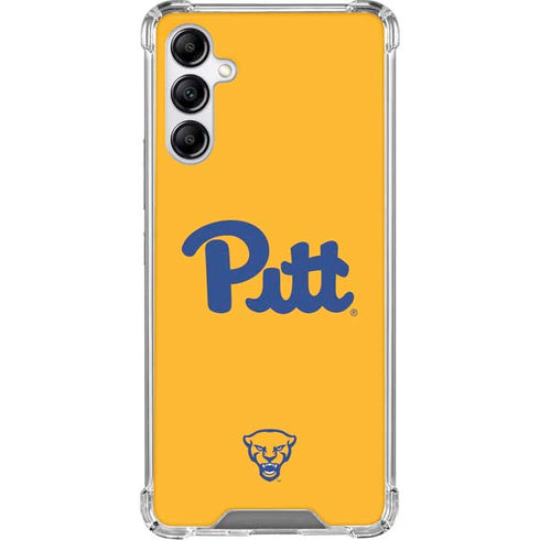 University of Pittsburgh Pitt Panthers Yellow Gabb Phone 4 Clear Case
