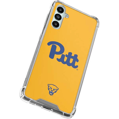 University of Pittsburgh Pitt Panthers Yellow Gabb Phone 4 Clear Case